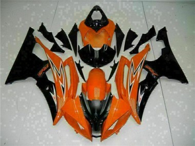 Cheap 2008-2016 Orange Black Yamaha YZF R6 Motorcycle Fairings Canada