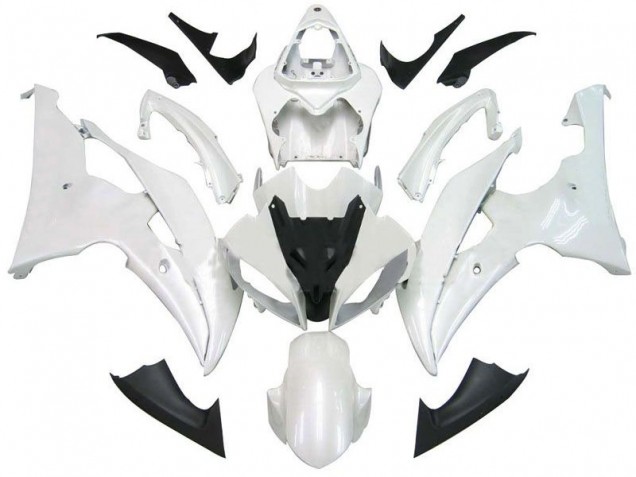 Cheap 2008-2016 Pearl White Yamaha YZF R6 Motorcycle Fairings & Bodywork Canada