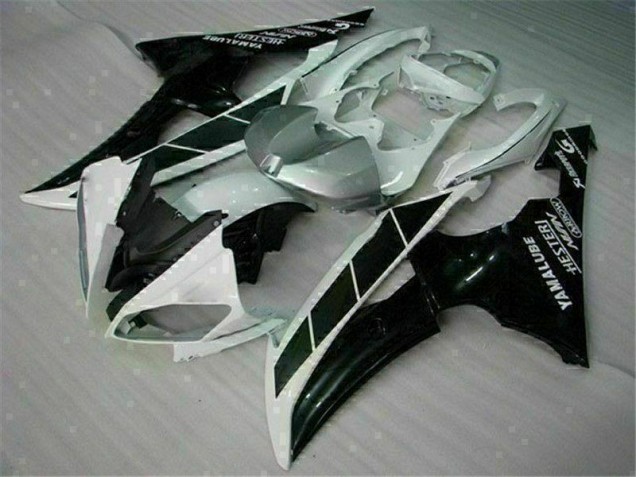 Cheap 2008-2016 White Black Yamaha YZF R6 Full Fairing Kit Canada Cheap 2008-2016 White Black Yamaha YZF R6 Full Fairing Kit Canada