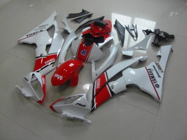 Cheap 2008-2016 White Red OEM Style Yamaha YZF R6 Motorcycle Fairings Canada