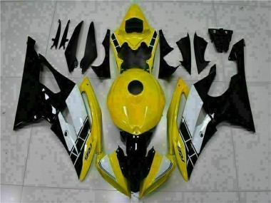 Cheap 2008-2016 Yellow Black Yamaha YZF R6 Abs Full Motorcycle Fairings Canada