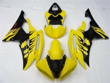 Cheap 2008-2016 Yellow Black Yamaha YZF R6 Abs Motorcycle Fairings Canada