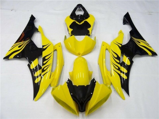 Cheap 2008-2016 Yellow Black Yamaha YZF R6 Abs Motorcycle Fairings Canada Cheap 2008-2016 Yellow Black Yamaha YZF R6 Abs Motorcycle Fairings Canada
