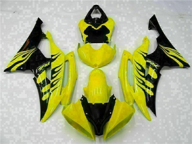 Cheap 2008-2016 Yellow Black Yamaha YZF R6 Motorcycle Fairings Canada Cheap 2008-2016 Yellow Black Yamaha YZF R6 Motorcycle Fairings Canada