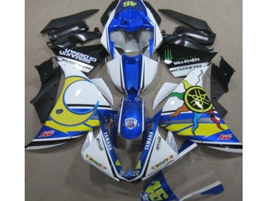 Cheap 2009-2011 Blue White Yellow 46 Yamaha YZF R1 Motorcycle Fairings Canada