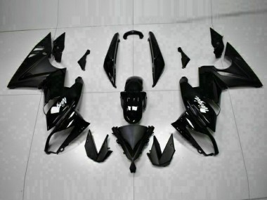 Cheap 2009-2011 Glossy Black Kawasaki Ninja EX650 Motorcycle Fairings Canada