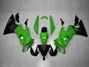 Cheap 2009-2011 Green Black Kawasaki Ninja EX650 Injection Motorcycle Fairings Canada
