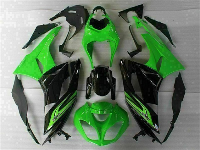 Cheap 2009-2012 Green Black Kawasaki Ninja ZX6R Motorcycle Fairings & Bodywork Canada Cheap 2009-2012 Green Black Kawasaki Ninja ZX6R Motorcycle Fairings & Bodywork Canada