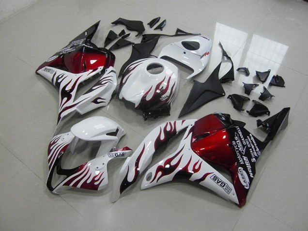 Cheap 2009-2012 Red Black Flame Honda CBR600RR Motorcycle Fairings Canada Cheap 2009-2012 Red Black Flame Honda CBR600RR Motorcycle Fairings Canada