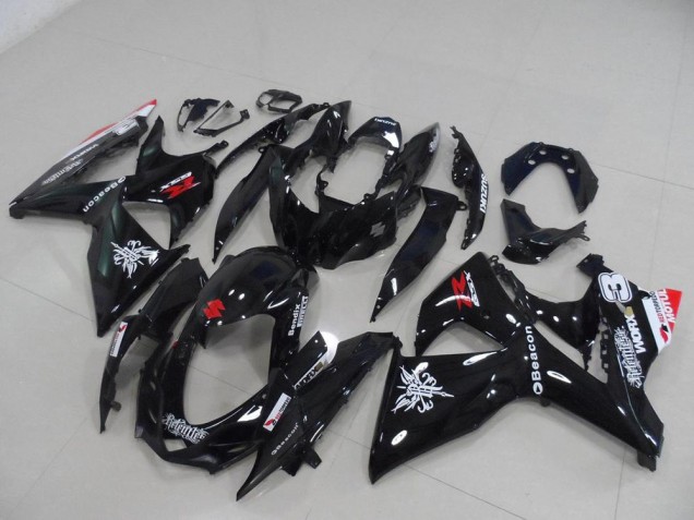 Cheap 2009-2016 Black Beacon Suzuki GSXR 1000 Motorcycle Fairings Canada Cheap 2009-2016 Black Beacon Suzuki GSXR 1000 Motorcycle Fairings Canada