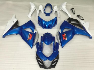 Cheap 2009-2016 Blue White Suzuki GSXR1000 Motorcycle Fairings Canada