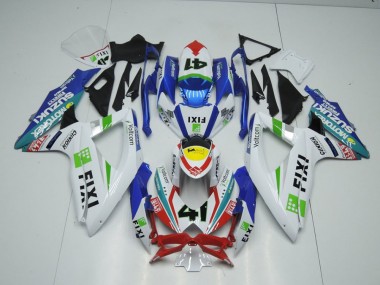 Cheap 2009-2016 Fixi Light Blue Suzuki GSXR 1000 Motorcycle Fairings Canada