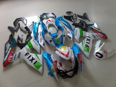 Cheap 2009-2016 Light Blue Fixi Suzuki GSXR 1000 Motorcycle Fairings Canada
