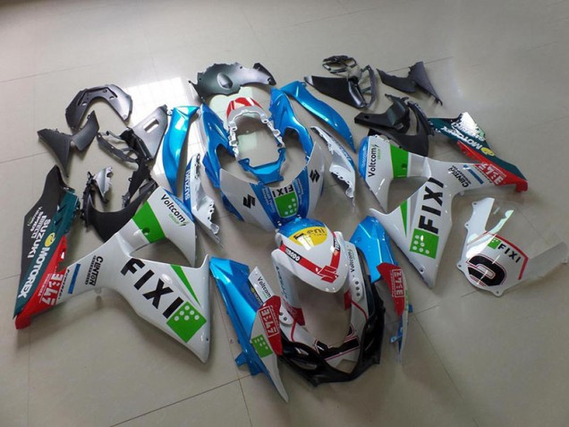 Cheap 2009-2016 Light Blue Fixi Suzuki GSXR 1000 Motorcycle Fairings Canada Cheap 2009-2016 Light Blue Fixi Suzuki GSXR 1000 Motorcycle Fairings Canada
