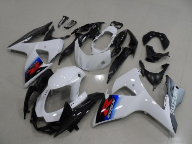 Cheap 2009-2016 White Silver Suzuki GSXR 1000 Motorcycle Fairings Canada