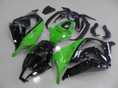 Cheap 2011-2015 Green and Black Kawasaki Ninja ZX10R Motorcycle Fairings Canada