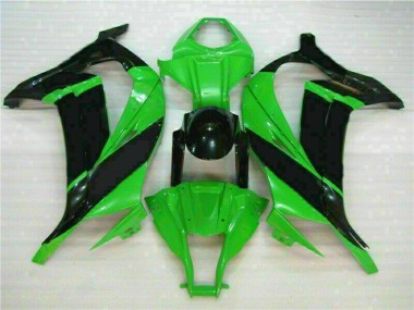 Cheap 2011-2015 Green Black Kawasaki Ninja ZX10R Full Fairing Kit Canada