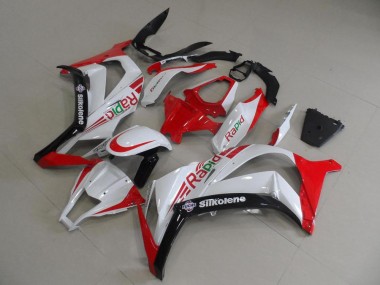 Cheap 2011-2015 Red and White Rapid Kawasaki Ninja ZX10R Motorcycle Fairings Canada