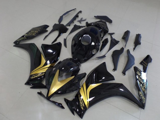 Cheap 2012-2016 Glossy Black Gold Sticker Honda CBR1000RR Motorcycle Fairings Canada Cheap 2012-2016 Glossy Black Gold Sticker Honda CBR1000RR Motorcycle Fairings Canada