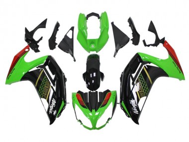 Cheap 2012-2016 Green Black Kawasaki Ninja EX650 Motorcycle Fairings Canada