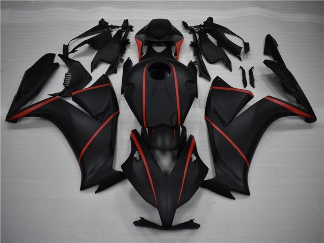 Cheap 2012-2016 Matte Black Red Honda CBR1000RR Motorcycle Fairings Canada Cheap 2012-2016 Matte Black Red Honda CBR1000RR Motorcycle Fairings Canada