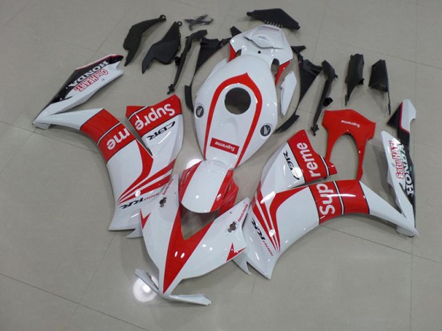 Cheap 2012-2016 Red and White Supreme Honda CBR1000RR Motorcycle Fairings Canada Cheap 2012-2016 Red and White Supreme Honda CBR1000RR Motorcycle Fairings Canada