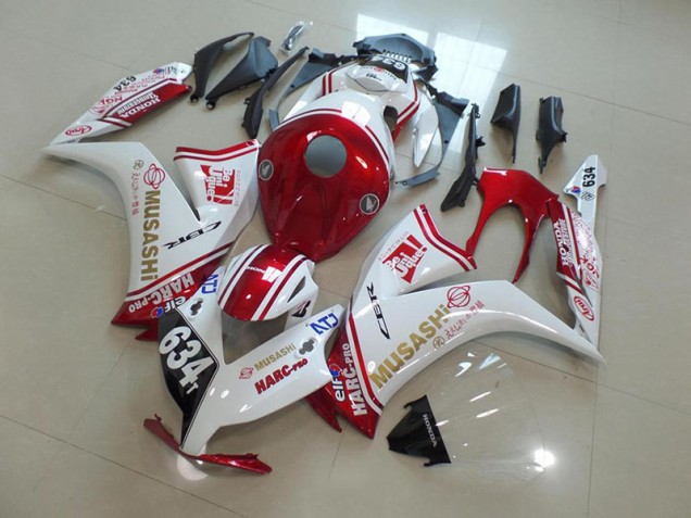 Cheap 2012-2016 Red Musashi Honda CBR1000RR Motorcycle Fairings Canada