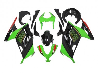 Cheap 2013-2016 Green Black Kawasaki Ninja EX300 Motorcycle Fairings Canada