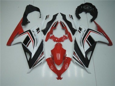 Cheap 2013-2016 Red White Black Kawasaki Ninja EX300 Motorcycle Fairings Canada