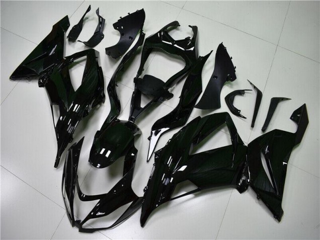 Cheap 2013-2018 Glossy Black Kawasaki Ninja ZX6R Motorcycle Fairings Canada Cheap 2013-2018 Glossy Black Kawasaki Ninja ZX6R Motorcycle Fairings Canada