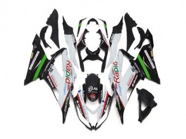 Cheap 2013-2018 White Black Kawasaki Ninja ZX6R Motorcycle Fairings Canada