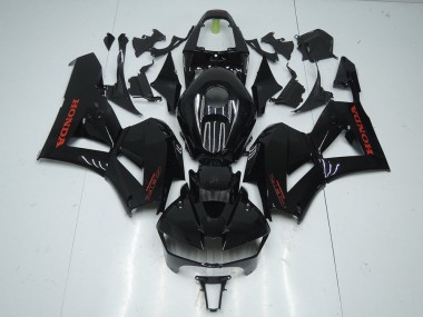 Cheap 2013-2019 Glossy Black with Red Sticker Honda CBR600RR Motorcycle Fairings Canada