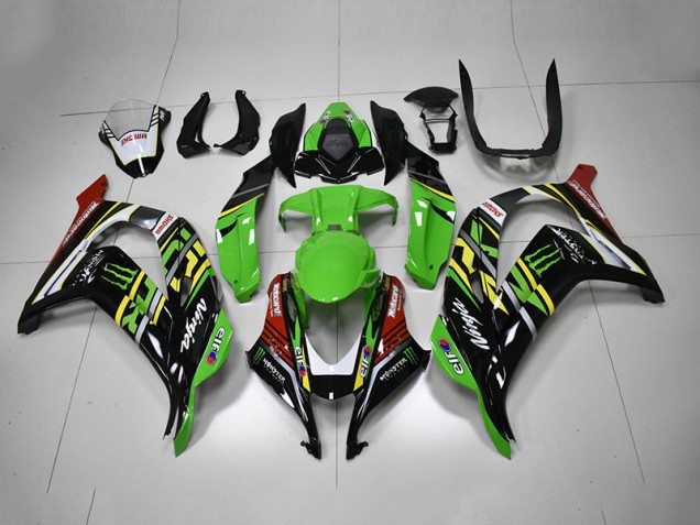 Cheap 2016-2019 Green Black Red Kawasaki Ninja ZX10R Motorcycle Fairings Canada Cheap 2016-2019 Green Black Red Kawasaki Ninja ZX10R Motorcycle Fairings Canada