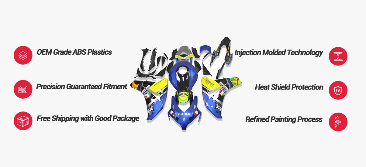 Best Aftermarket Motorcycle Fairings | FairingLand Canada Official